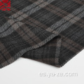 tela de lana tejida de cheques a cuadros de doble cara para abrigo